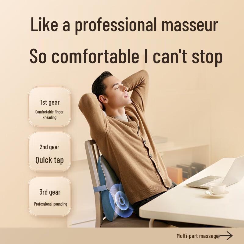 SKG Lumbar Massager Pillow CN plug (adapter included)