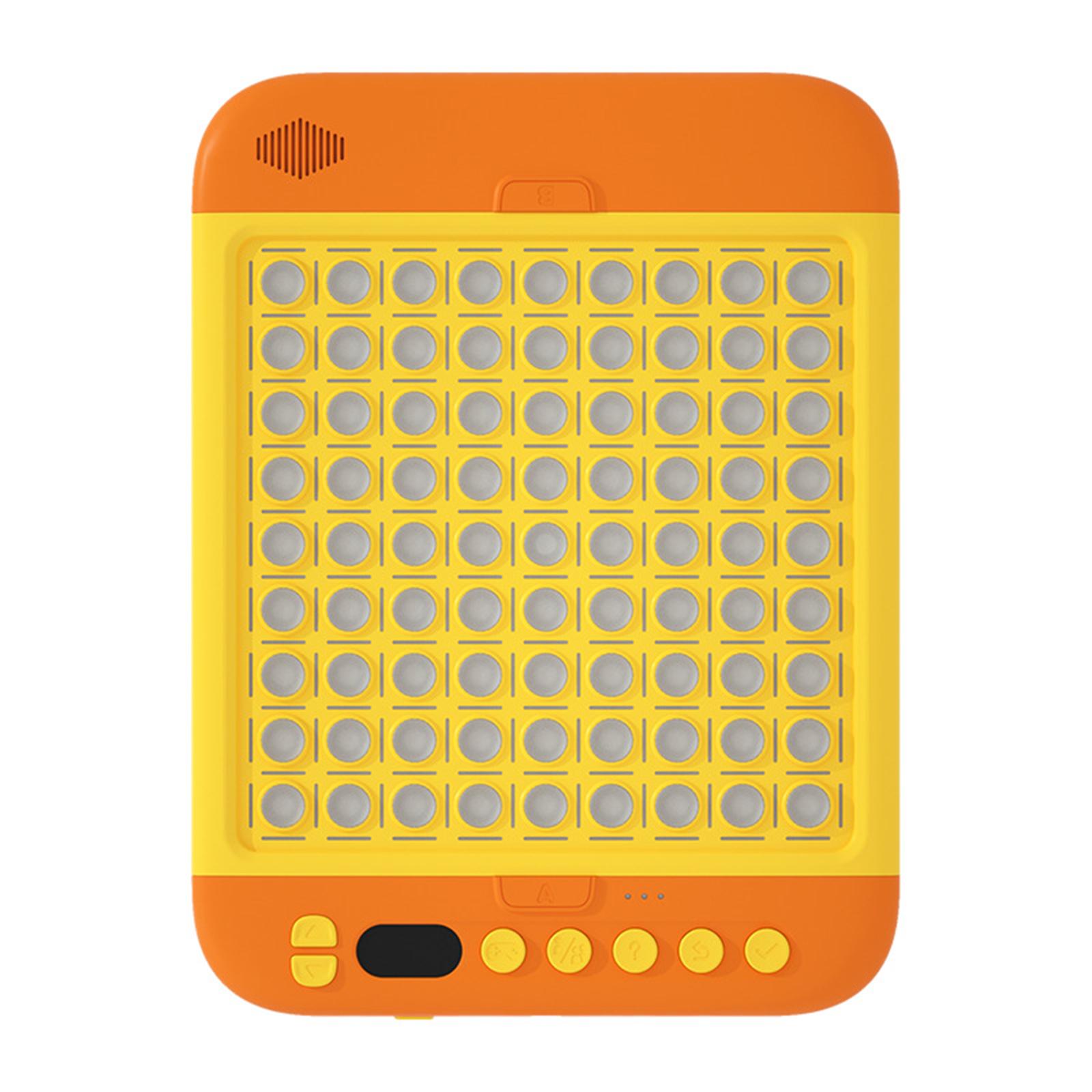 

Детская интеллектуальная настольная игра Huarongdao для детей 6-8 лет, обучающая электрическая игрушка для взаимодействия родителей и детей жёлтый