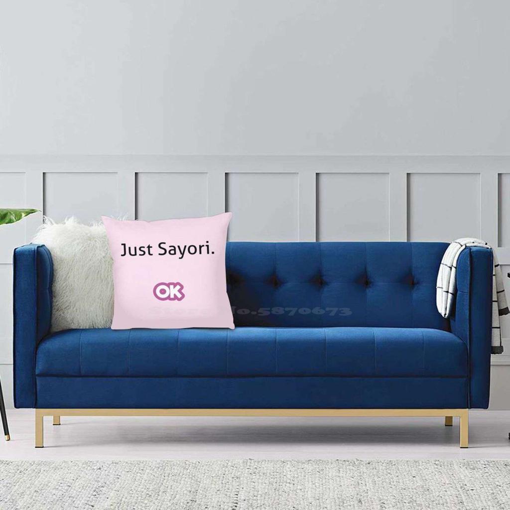 Just Sayori - Ddlc - Doki Doki Literature Club! Soft Comfortable Pillowcase Just Sayori Ddlc Doki Doki Literature Club Pink Cute