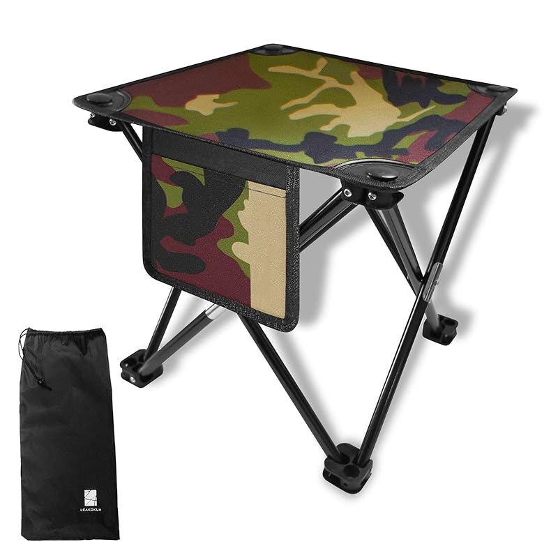 

LEAKOKUA [Easy design that can be used in seconds] folding chair lightweight Load capacity 200kg camp outdoor chair folding camping stool compact