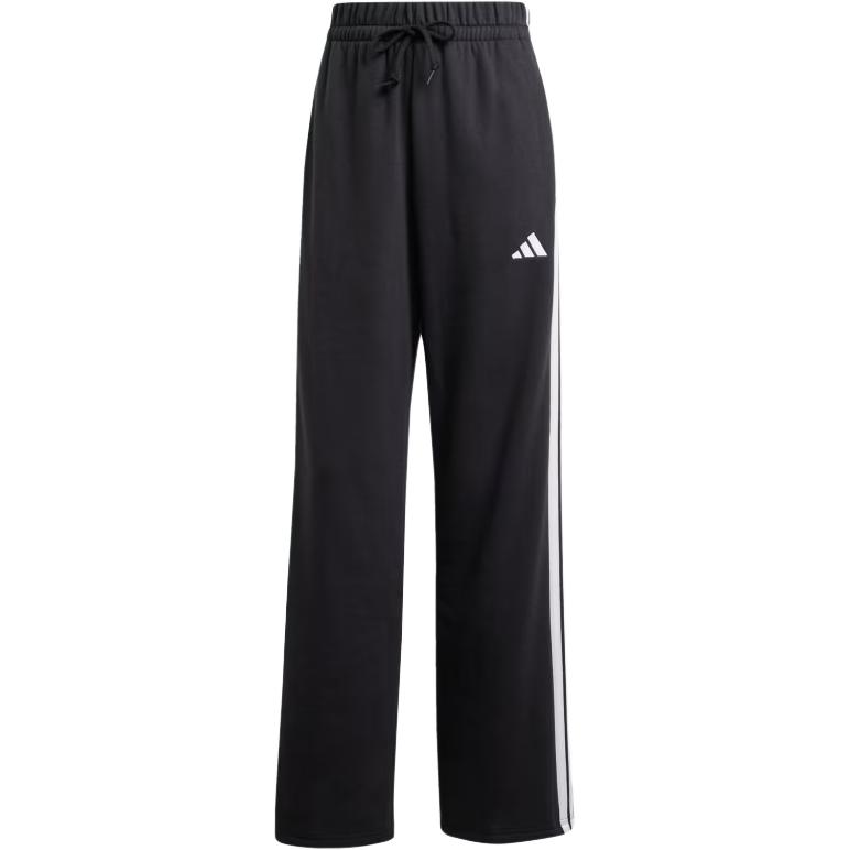New Adidas Free Shipping With AdiClub Essentials 3 Stripes Open Hem French Terry Pants JW7182
