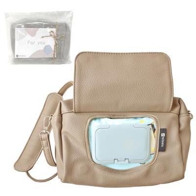Miracic Diaper Pouch with Large Capacity Packaging Perfect for Baby Authentic Product from a Japanese Large Capacity PU Leather Baby Diaper Holds 4