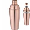 3-piece Bartender Shaker for Drinks and Cocktails Cobbler 08 L Copper