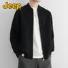 JEEP Men's American-Style Knitted Cardigan Jacket