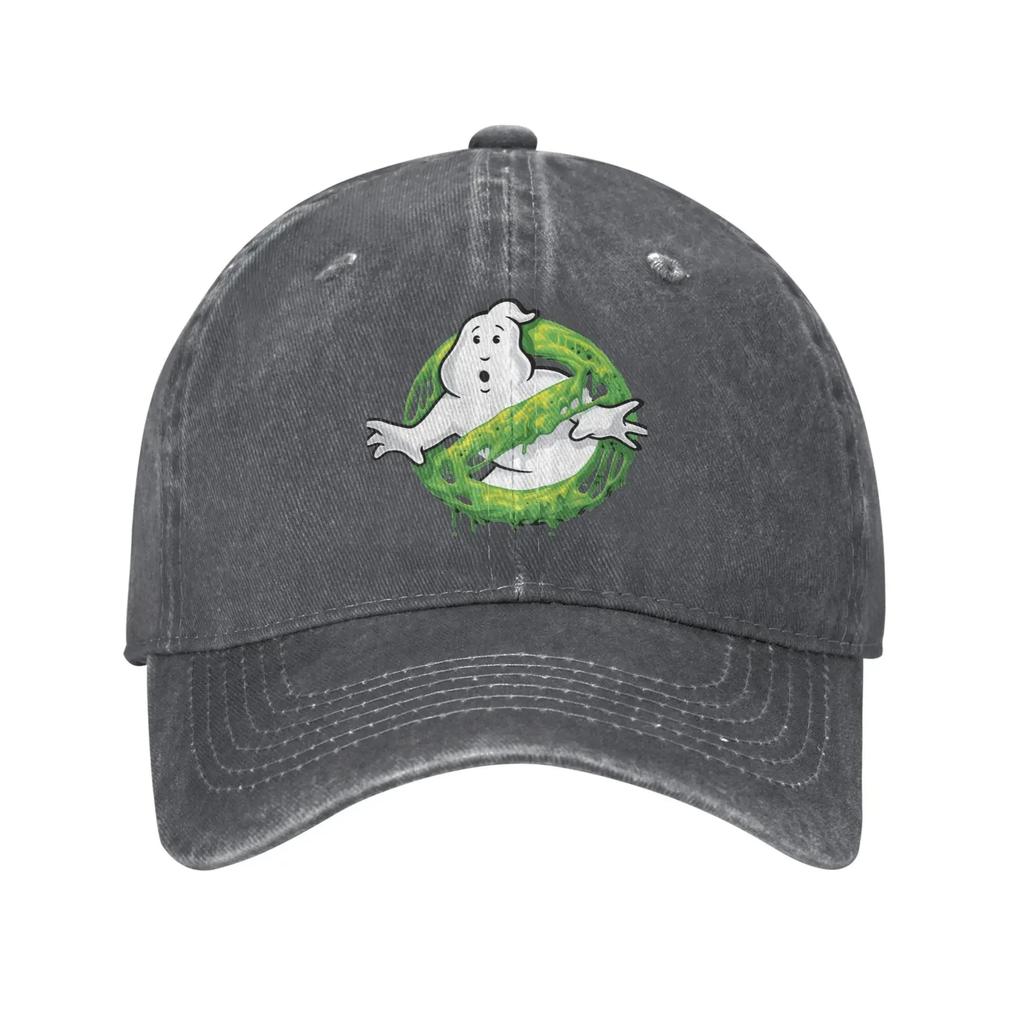 Vintage Ghost Busters Baseball Caps Unisex Distressed Denim Washed Snapback Cap  Outdoor Activities Unstructured Soft Hats Cap