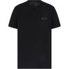 Solid Color Letter Print Crew Neck Short Sleeve T-Shirt Men Tops Black XM000327-AF10364-UC001