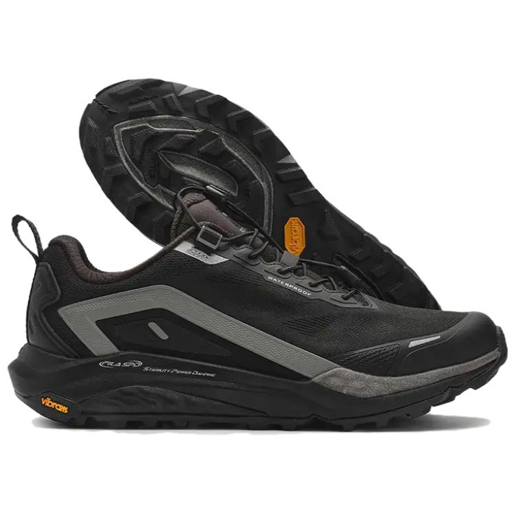 Fila SPD LYNX 2 WP Duurzaam Ademend Lage Top Trailrunning Schoenen Heren sneaker Zwart Grijs A12M411217FBB