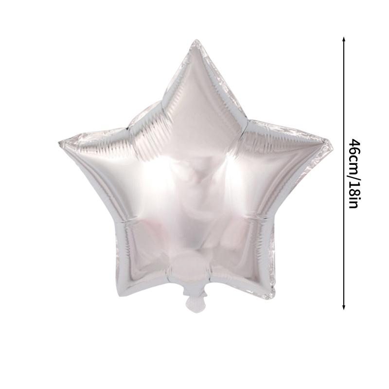 Star Heart Shape Balloon Birthday Party Ballon for Kid Girl Cute Number Aluminum Film Ballons Baby Shower Wedding  Party Gifts