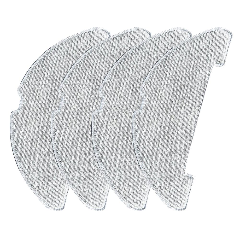 4pcs Mop Cloth Kit For VONKO S6 Pro Robot Vacuum Cleaners Household Cleaning Tools Replacement Mop Cloth Accessories