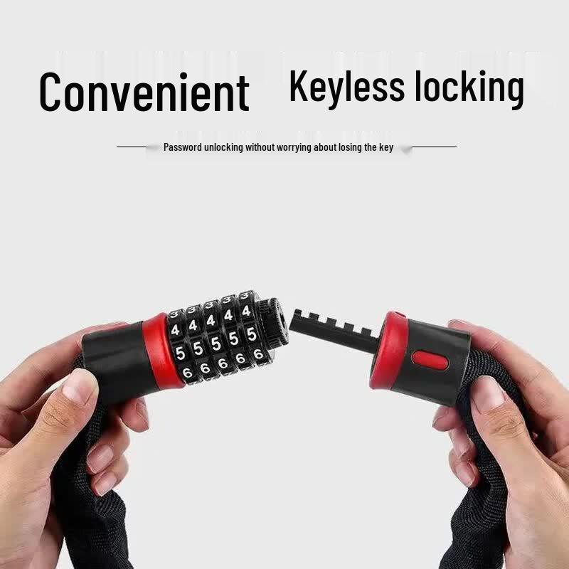 Honggong 5-Digit Password Security Chain Lock