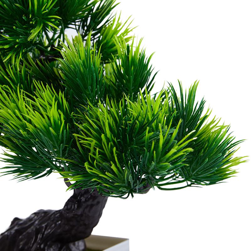 Artificial Plastic Plants Bonsai Small Tree Pot Fake Plant Potted Flower Garden Arrangement Ornaments Room Home Table Decoration