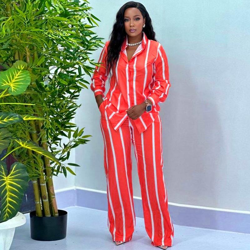 Damen 2024 Herbst Casual Europäischer & Amerikanischer Zweiteiler: Langarmshirts & Hosen