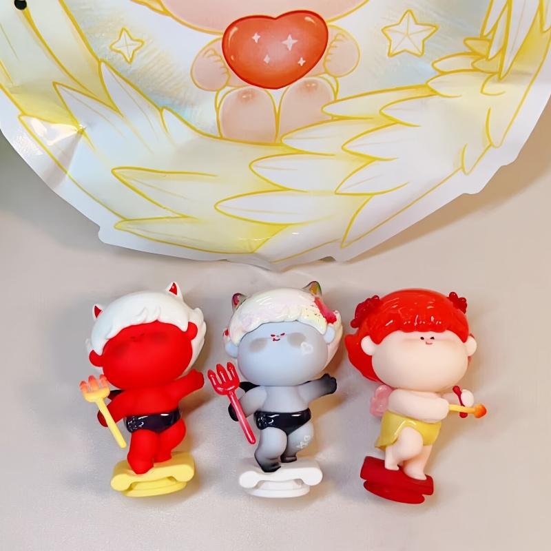 Original AMLLS Angel Sculpture Pillar Angel Series Blind Box Adorable Mini Action Figures Fashionable Collection Model Playthings Lovely Gifts