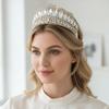 Elegant Full Diamond Rhinestone Headbands Non-slip Hoop Design Diamond Crown Hairband Super Flash Hoop Hairband Hair Accessories