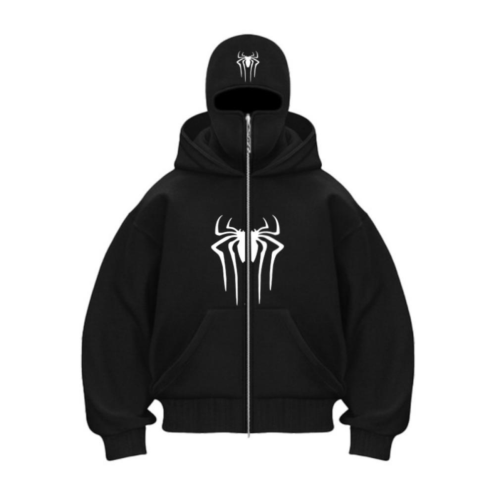 Automne et Hiver 2025 Nouveau Vêtement de Sport Décontracté pour Homme et Femme avec Design de Masque à Capuche, Sweat à Capuche Grande Taille Sportif et Tendance