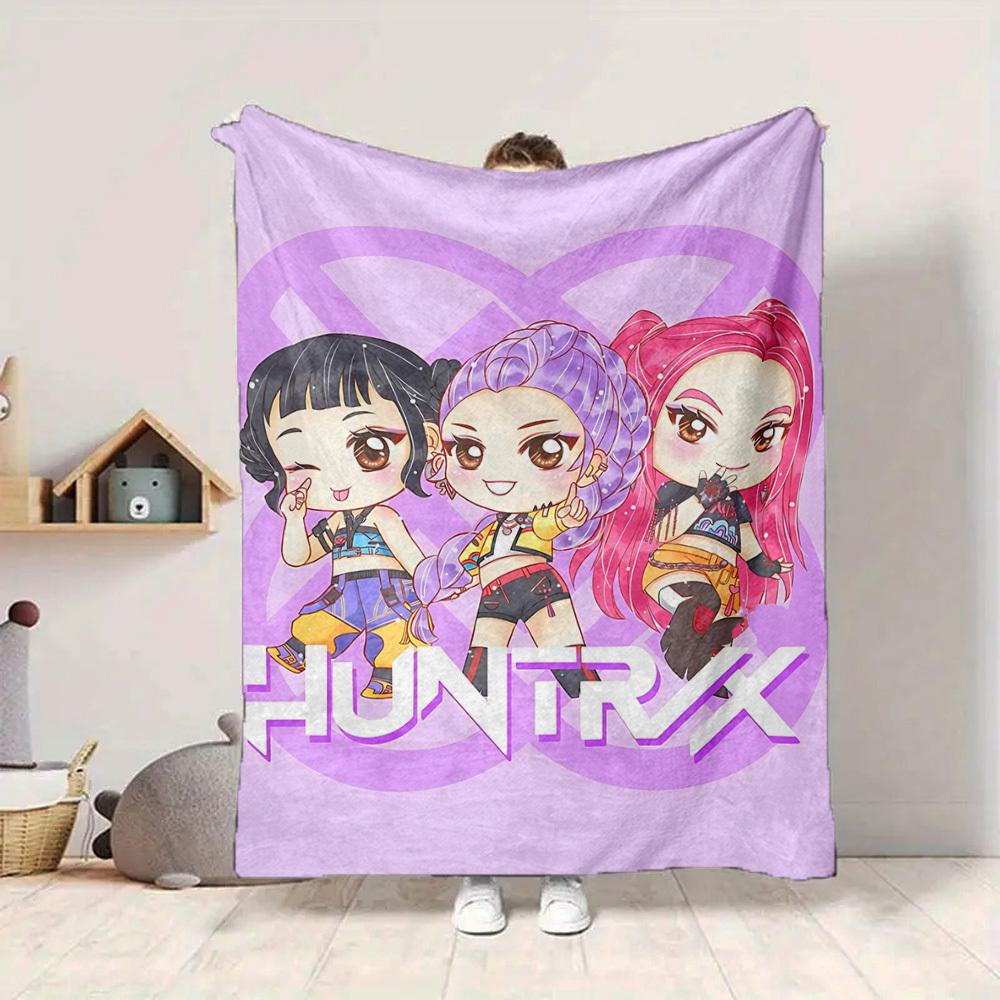1pc Huntress Flannel Blanket [Cozy Throw Blanket] For Sofa, Bed, Travel, Camping, Livingroom, Office, Couch, Chair, And Bed
