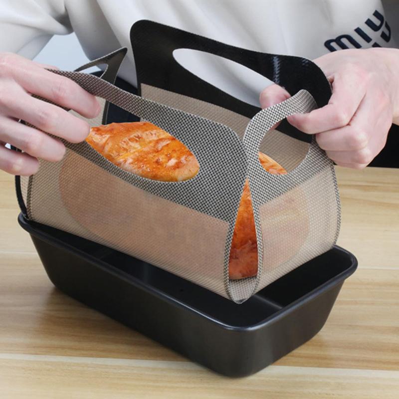 Reusable Silicone Bread Loaf Pan Liner, Food-Grade Silicone Bread Sling, Loaf Pan Lifters - Non-Stick & Easy Clean