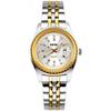 "Classic Women's Analog Quartz Watch Gold Silver Stainless Steel Waterproof Casual Date Display"