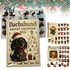 Süße Tier-Spielzeugsammlung 2026 Eule/Hund Adventskalender, 24 Tage Countdown bis Weihnachten mit Mini-Geschenkfiguren-Ornamenten, PVC Sammelfiguren für