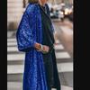 Nuovi Prodotti Primaverili Europei e Americani, Giacca Cardigan di Pailettes da Festa alla Moda da Donna