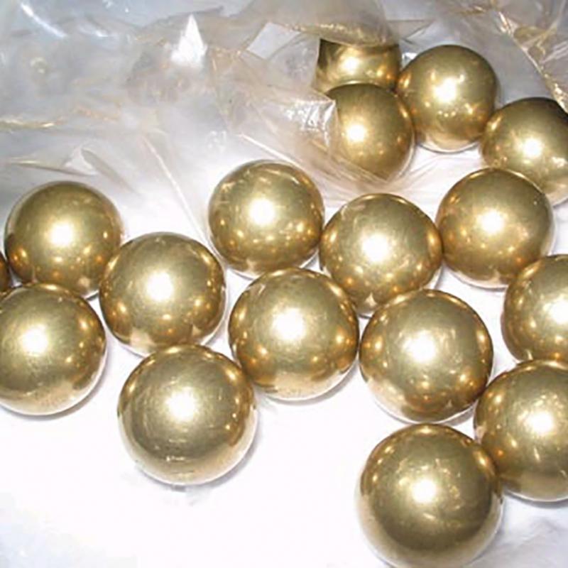 OD 1-8mm Precision Brass Solid Beads Industrial Bearing Ball Copper Sphere