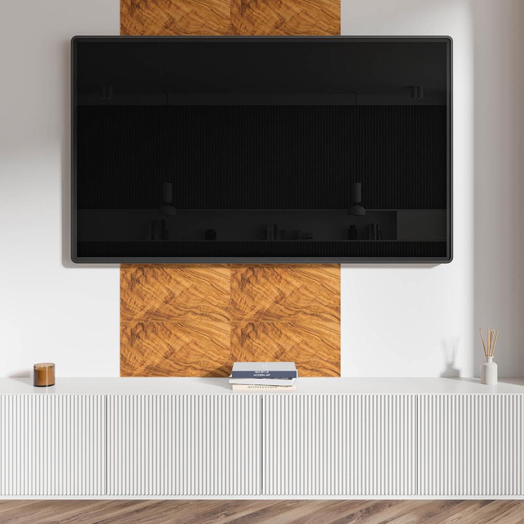 Set of Vinyl Tiles with a Motif for the Kitchen and Living Room, Natural Wood Pattern, 10x40x20 Cm