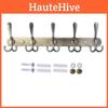 Modern Minimalist Wall Mount Heavy Duty Coat Hook With 5 Hooks For Bathroom And Hotel Doors