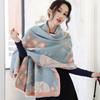 Women S Thick Warm Vintage Faux Cashmere Scarf Shawl Versatile All Season