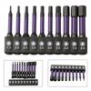 Magnetic Hex Head Screwdriver Bit Set with Holder 10Pcs for Impact Drivers