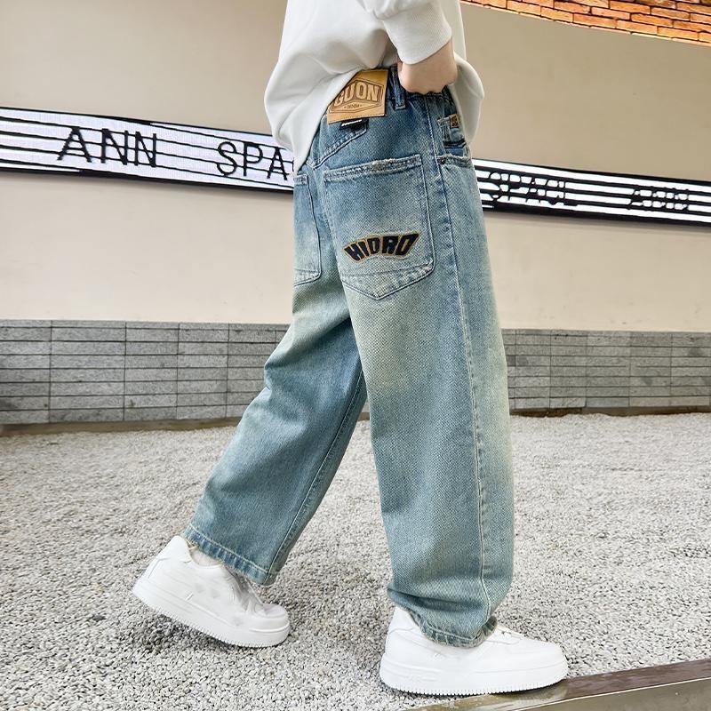 Children's Clothing Boys' Spring and Autumn Pants Jeans Big Boys Boys Children's Trousers Spring