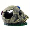 1pc Fish Tank Aquarium Skull Cave Breeding House Simulation Resin Cranium Statue Spider Scorpion Lizard Hiding Shelter Ornament
