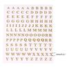 DIY Art Jewelry Making Material Letters Metal Stickers Epoxy Filling Materials