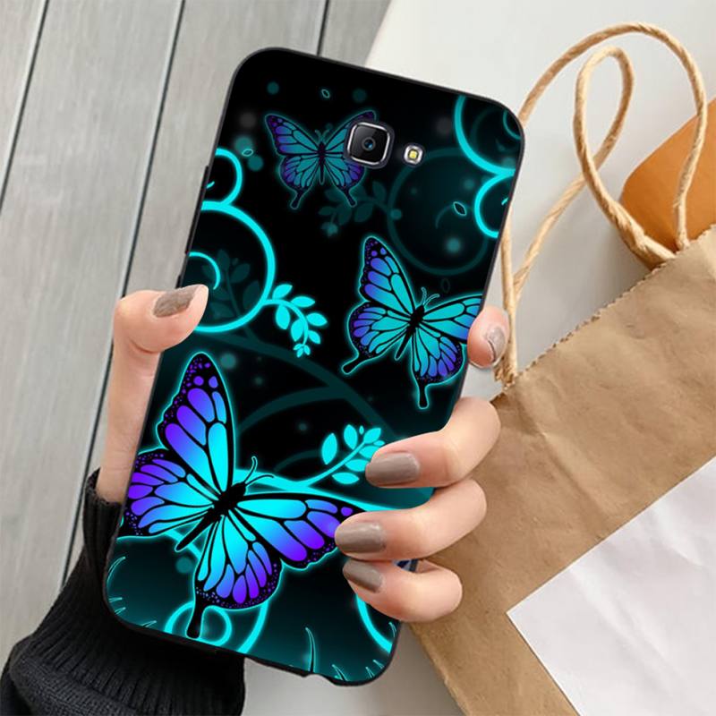 Cute Colorful Butterfly Phone Case for Samsung S20 lite S21 S10 S9 plus for Redmi Note8 9pro for Huawei Y6 cover