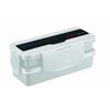 Asvel N Lantas Collection TLB-TS870 Bento Box, Dishwasher Safe, with Chopsticks, 2 Tiers (Includes Bag), Antibacterial, White