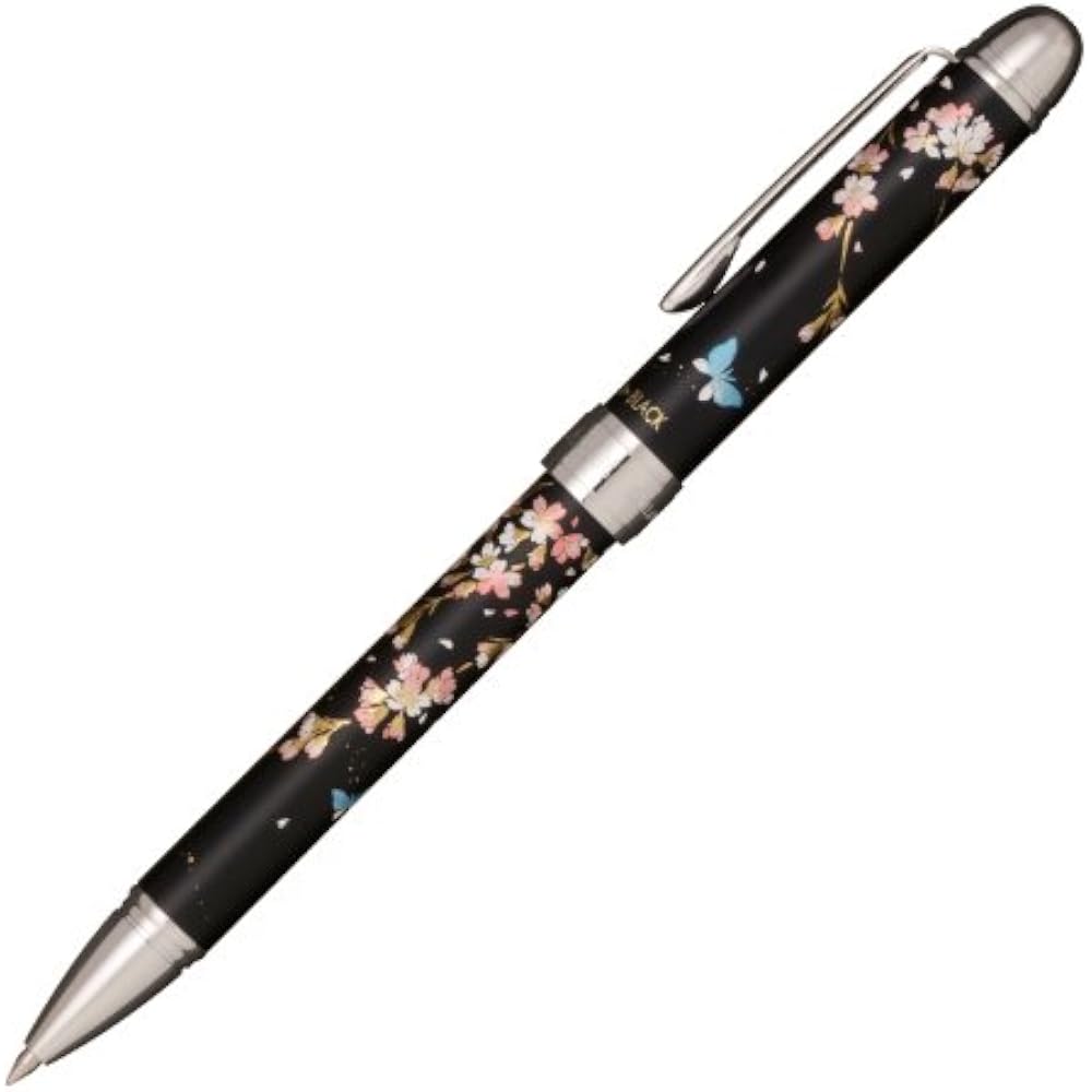 Sailor fountain pen, multi-function pen, 2 colors+sharp, graceful makie, weeping cherry, black 16...