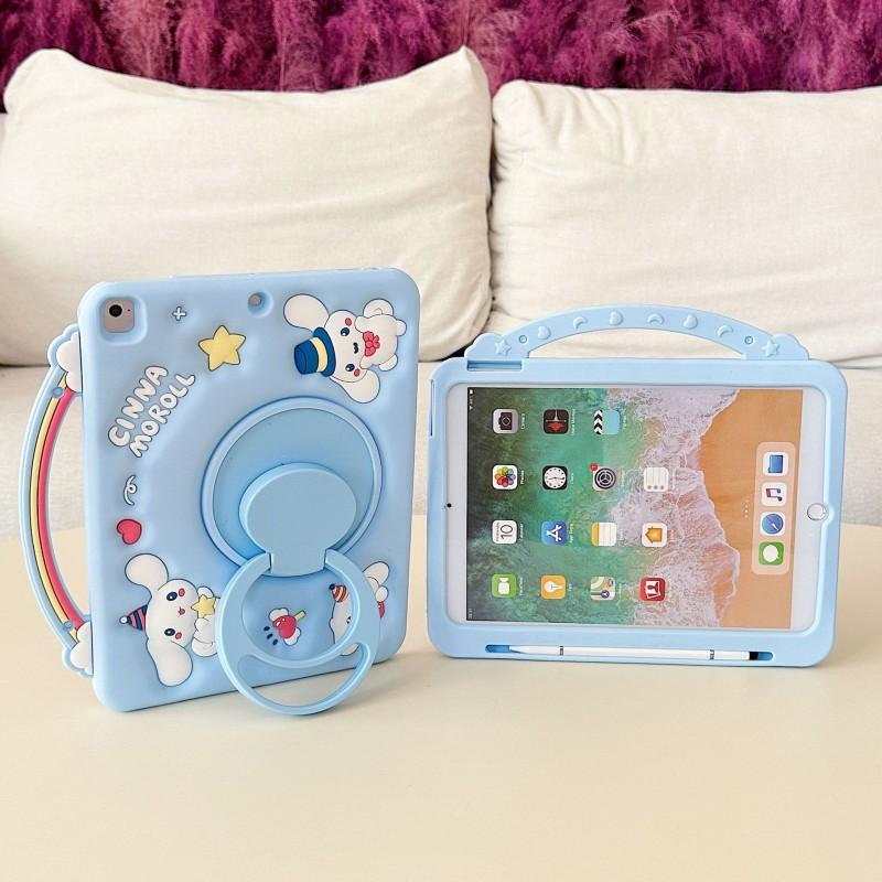Cartoon Rainbow Cinnamoroll Silicone Case IPad Air Pro Tablet