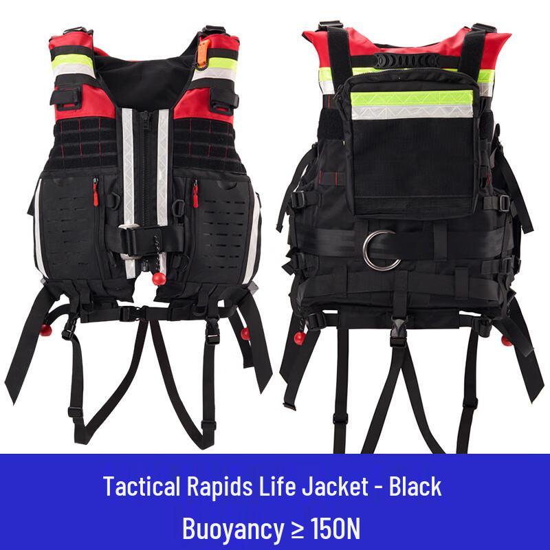 SANSHENG BOSENTE Tactical Heavy-Duty Whitewater Rescue Life Vest Standard