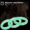 3pcs Silicone Semen Lock Ring Men Ejaculation Delay Cock Rings Sex Toys Male Adult Luminous Locking Ring juguetes para adulltos
