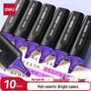 Deli Purple Highlighter Pen (10-Pack)