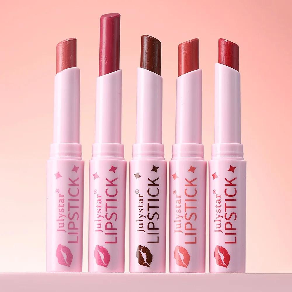 8 Colors Sexy Black Lipstick Waterproof Long Lasting Color Rendering Non-stick Velvet Lipstick Pencil Woman Makeup Cosmetics
