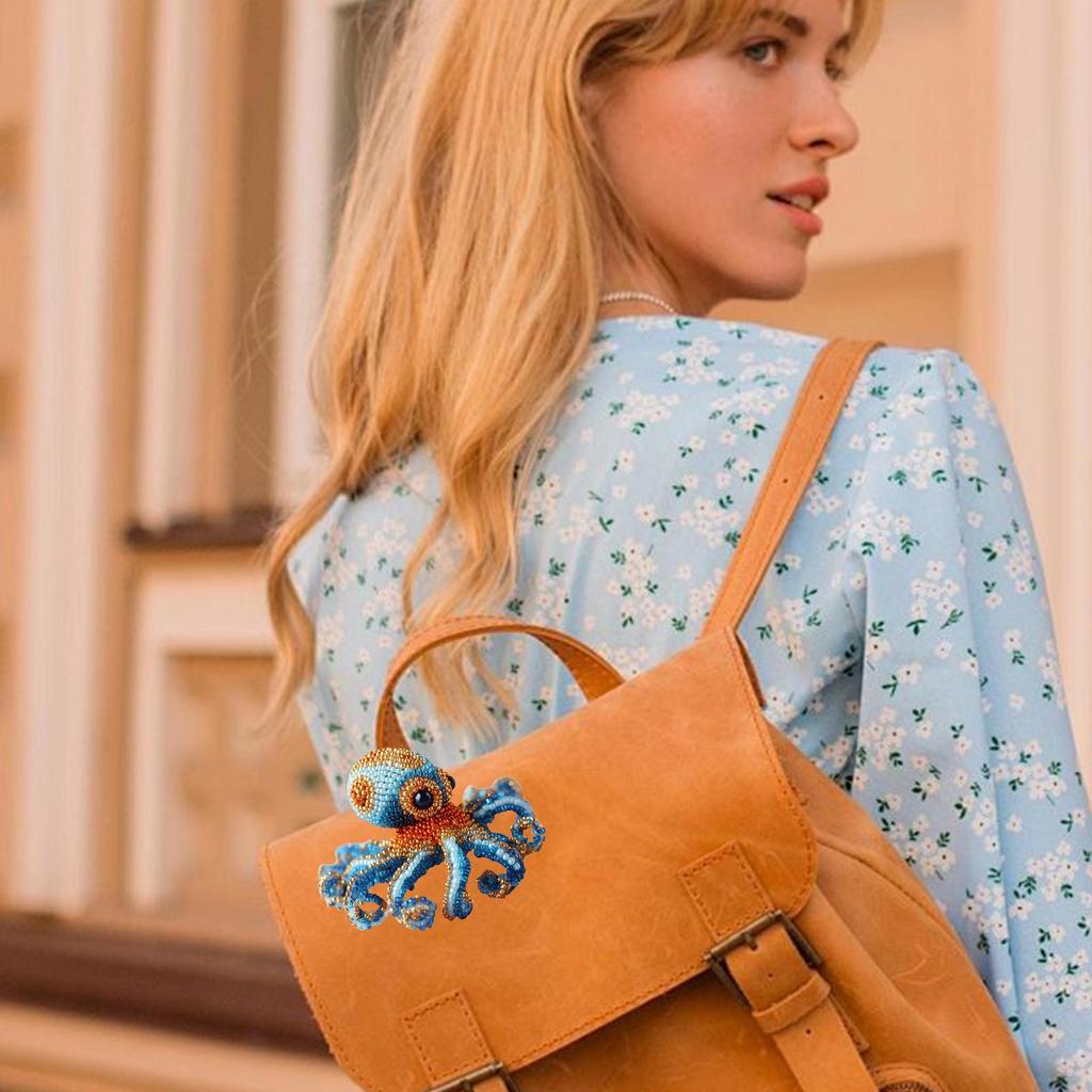 Perlenstickerei-Set Tiere Stickerei-Set für Anfänger 3D-Bastelprojekte Schmuckornamente für Heimdekoration Hobbykurse Feiertag