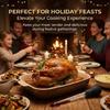 Roasting Baster Set of 5 with Flexible Squeeze Bulbs and Clear Tapered Tubes for Basting Turkey, Chicken, Steak, Fish, and Vegetables
