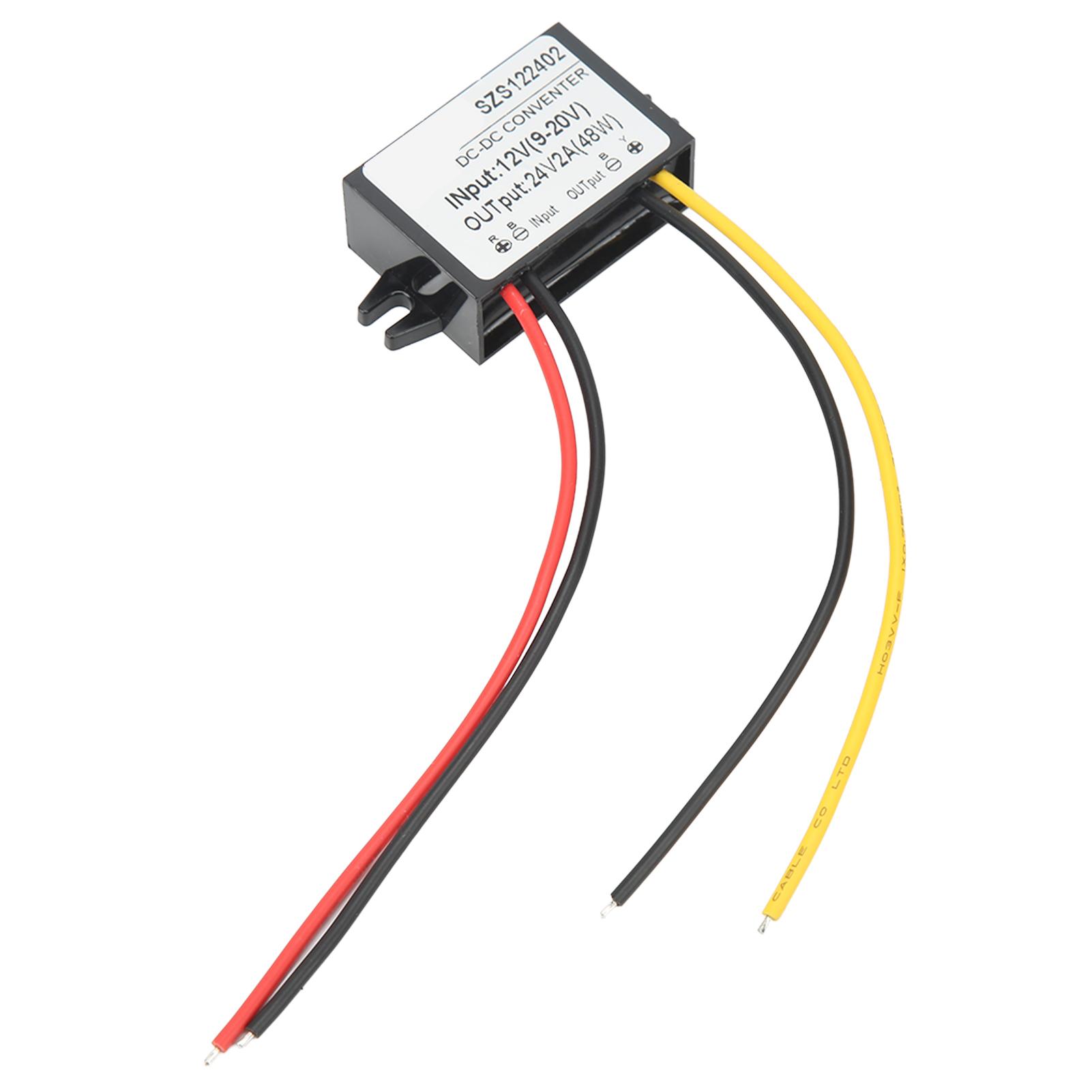 

Модуль підвищення напруги DC-DC IP67 Водонепроникний PP корпус Підвищувальний перетворювач напруги 12В 920В до 24В