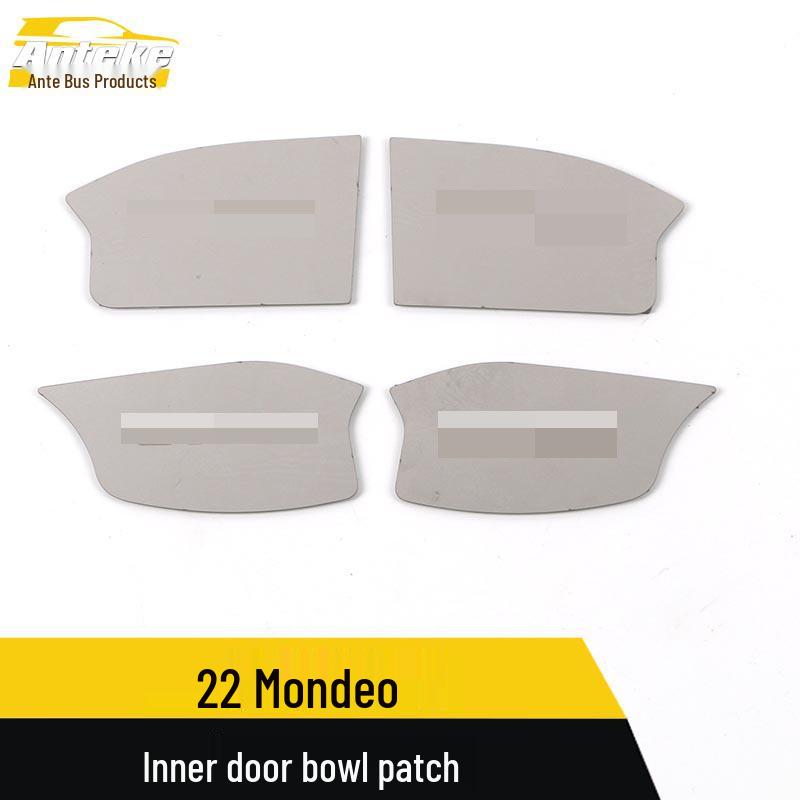 Stainless Steel Anti-Scratch Door Bowl Cover for 22 Mondeo Interior