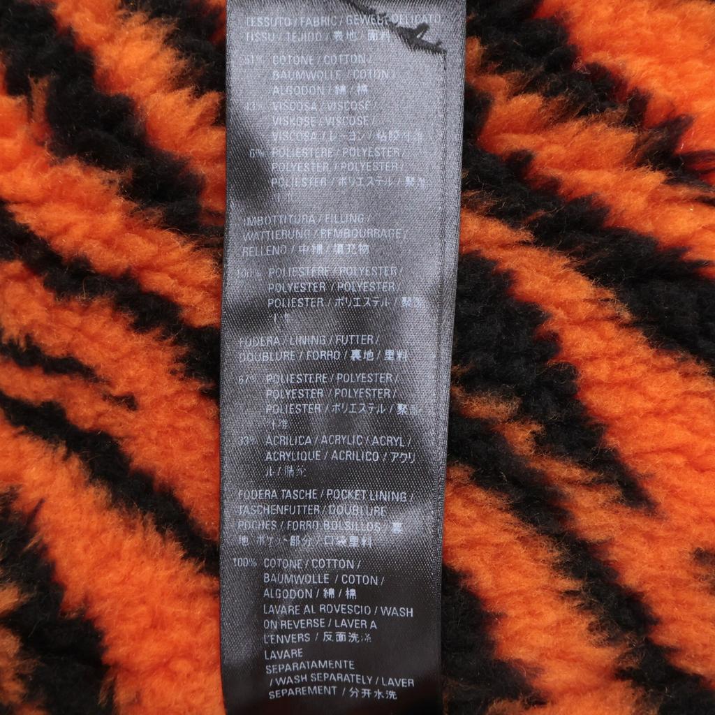 BALENCIAGA Domestic regular 657603 TJW73 Tiger Boa Distressed Denim Jacket 42 blueUsed