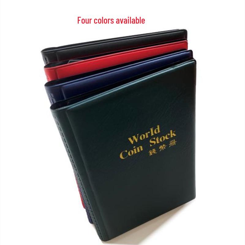 Available Simple Pocket Coin Collection Album - Portable Storage for Commemorative and Circulating Coins, Ancient Bronze Coin Album