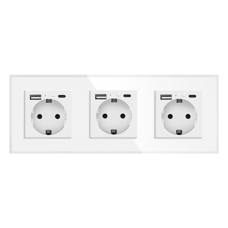 European Standard Smart WiFi Socket with APP Remote, Voice Control, Timer & Power Monitoring