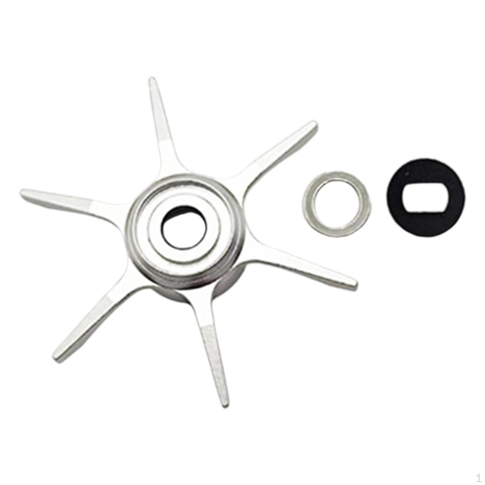 

Fishing Reel Star Drag 65mm Replacement Lightweight Reels Accessories Metal Sliver