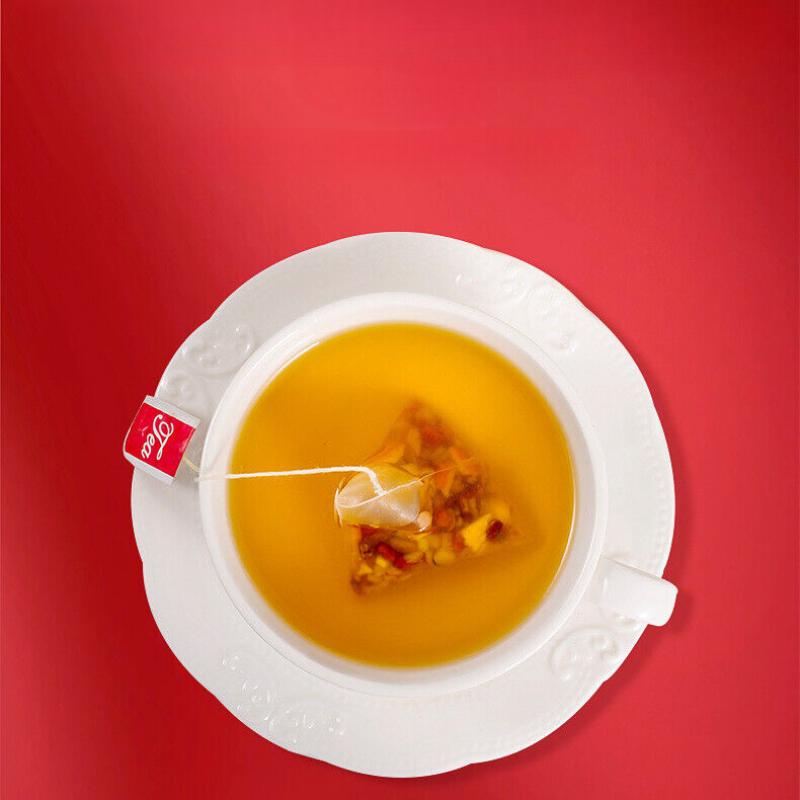 Chá de cevada Poria Red Bean Gorgon Nanjing TongRenTang Caixa de chá de saúde Saquinho 150G