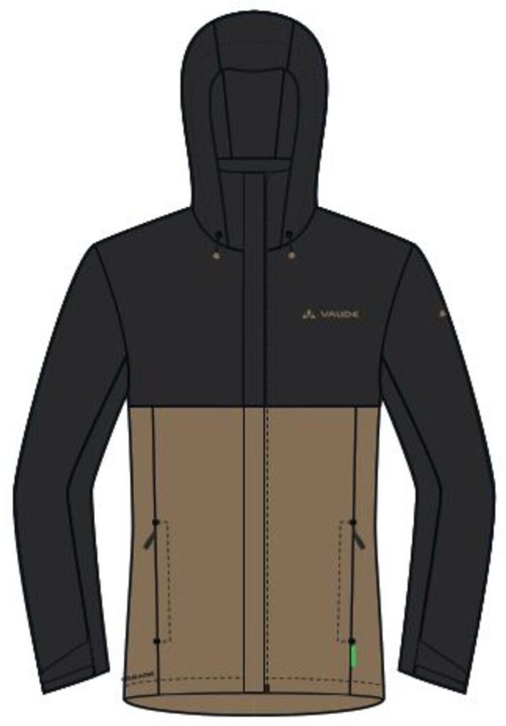 VAUDE Мужская куртка Rosemoor 3 в 1 (46382) (46382)черный/овсяный
